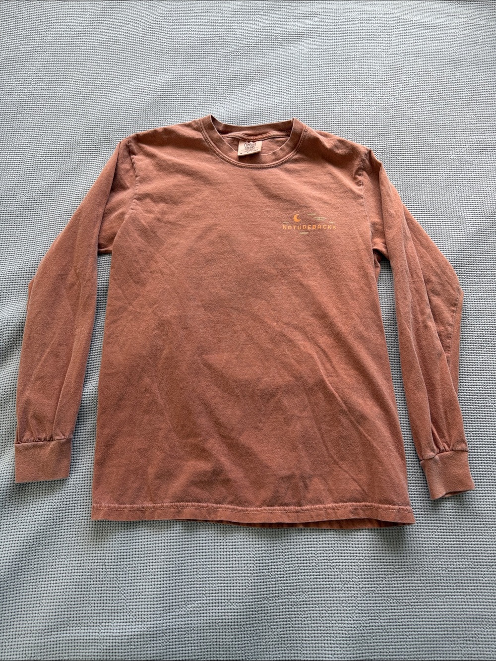 Nature Rivers Long Sleeve Tee - Rust - Picture 2 of 3